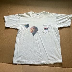 Doral Across America Hot Air Balloon Print T Shirt Adult Size XL Vintage
